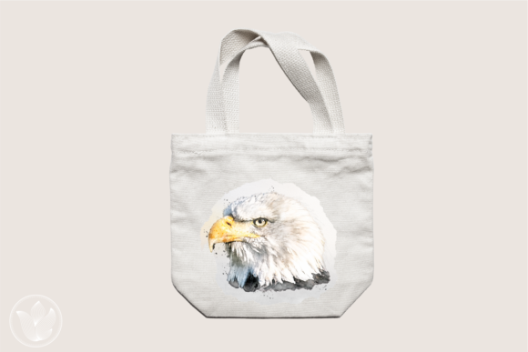 Eagle Sublimation Watercolor Eagle for Crafts and Creative Branding