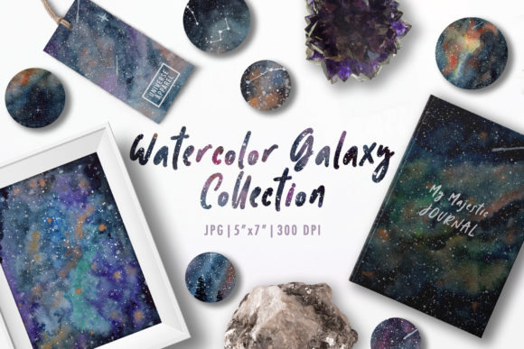 Galaxy Watercolor Background Review: A Polished Design Asset for Creative Publishing