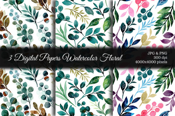 Seamless Pattern Leaves Watercolor 10 for Modern Branding Projects