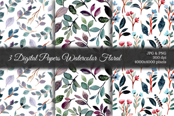 Seamless Pattern Leaves Watercolor 8 for Polished Blog and Website Design