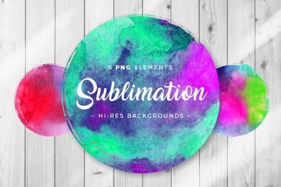 Sublimation Watercolor Backgrounds: A Versatile Graphic Design Asset for Crafters