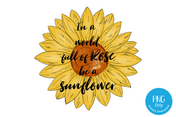 Sunflower Watercolor - Sublimation Crafts