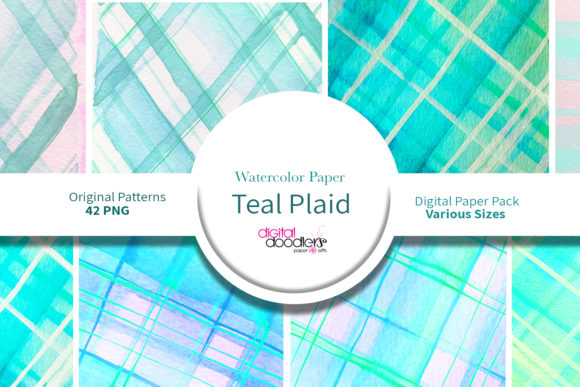 Teal Watercolor Plaid Paper for Backgrounds: A Seller’s Honest Review