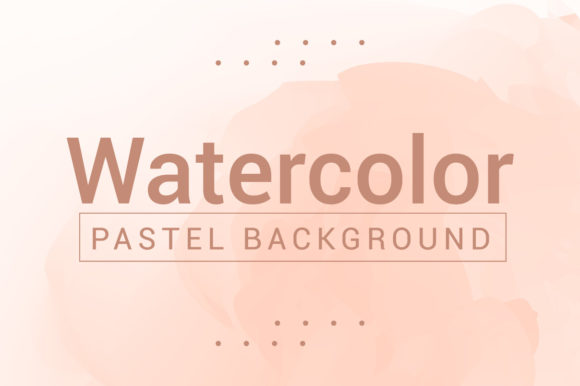 Watercolor Pastel Backgrounds for Local Business Branding