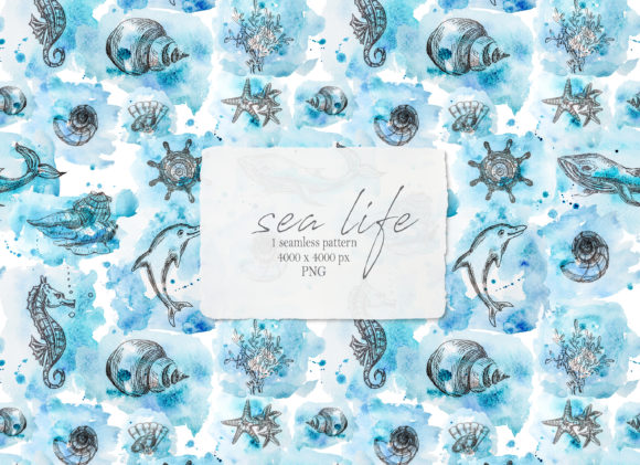 Watercolor Underwater Seamless Pattern Review for Real Projects