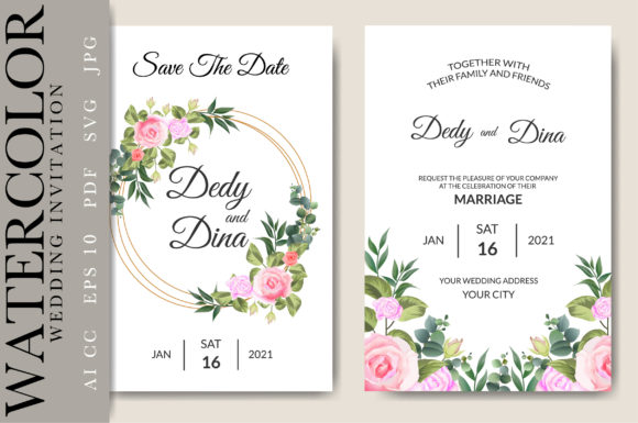 Watercolor Wedding Invitation Print Templates: A Seller’s Review